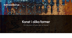 Desktop Screenshot of bottnalandart.se